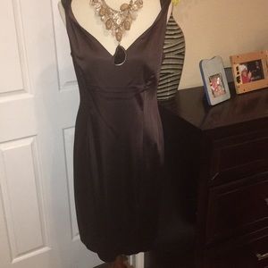 CALVIN KLEIN BROWN DRESS